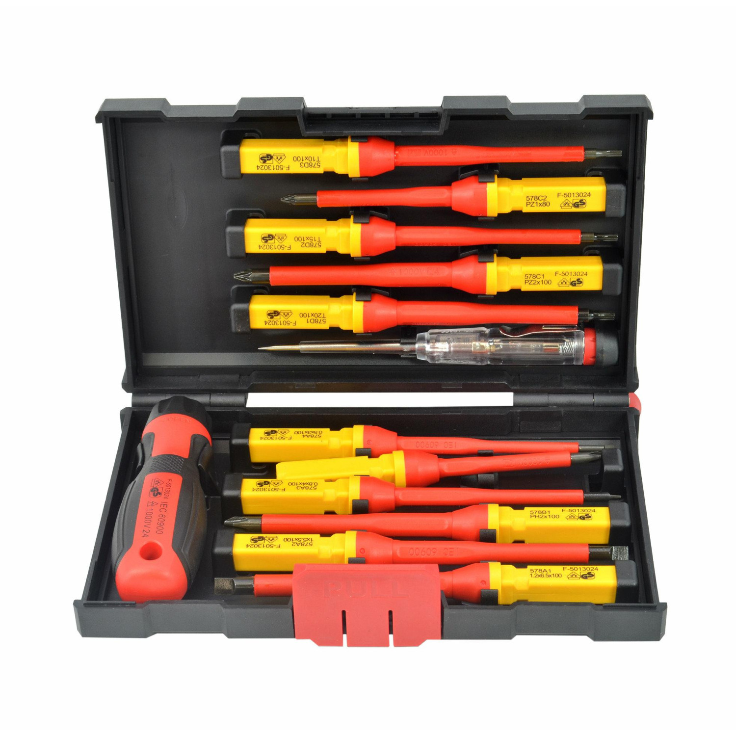 VDE-INSULATED SCREWDRIVER SET 1000V 13pcs VDE-INSULATED SCREWDRIVER SET 1000V 13pcs