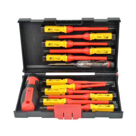VDE-INSULATED SCREWDRIVER SET 1000V 13pcs