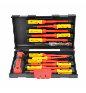 VDE-INSULATED SCREWDRIVER SET 1000V 13pcs