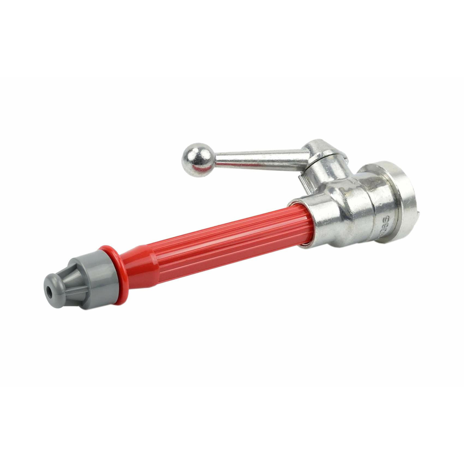 FIRE HOSE NOZZLE w/ BALL SHUT-OFF VALVE 1"