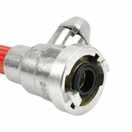 FIRE HOSE NOZZLE w/ BALL SHUT-OFF VALVE 1"