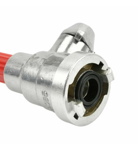 FIRE HOSE NOZZLE w/ BALL SHUT-OFF VALVE 1"