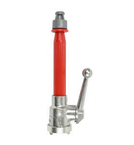 FIRE HOSE NOZZLE w/ BALL SHUT-OFF VALVE 1"