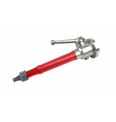 FIRE HOSE NOZZLE w/ BALL SHUT-OFF VALVE 2"