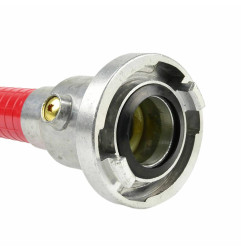 FIRE HOSE NOZZLE w/ BALL SHUT-OFF VALVE 2"