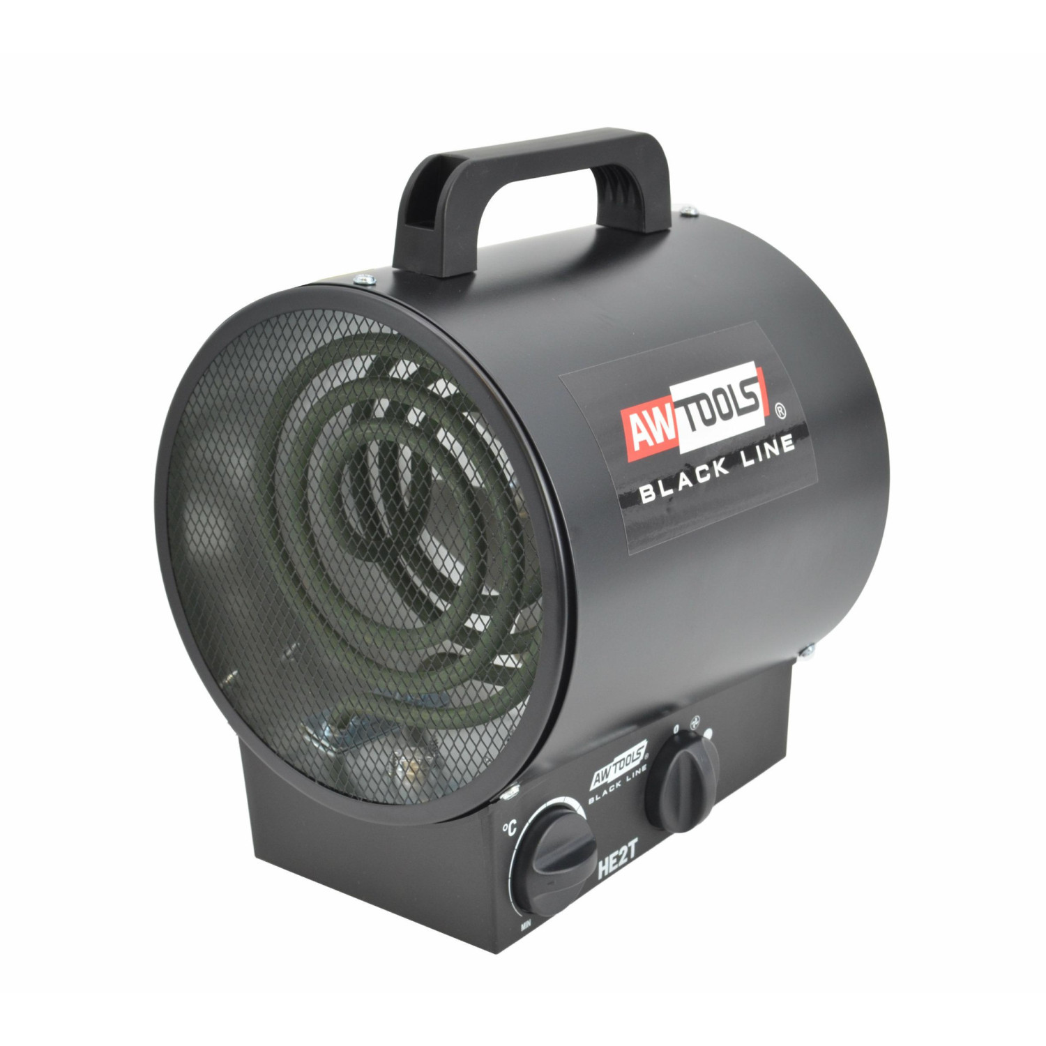 NAGRZEWNICA ELEKTRYCZNA TUBA 2KW HE2T /BLACK LINE