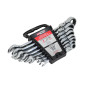 FLEX-HEAD RATCHET COMBINATION SPANNER SET 8pcs 8-22mm
