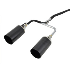 PIEZO DOUBLE-HEAD LONG-ARM GAS TORCH BURNER 60mm
