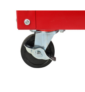 3-TIER WORKSHOP TOOL TROLLEY w/ DRAWER