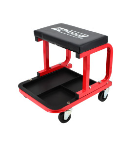 ROLLING WORKSHOP SEAT STOOL w/ TOOL TRAY