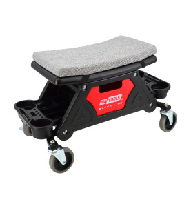 ROLLING WORKSHOP SEAT STOOL w/ TOOL TRAY & DRAWER