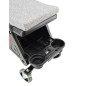 ROLLING WORKSHOP SEAT STOOL w/ TOOL TRAY & DRAWER