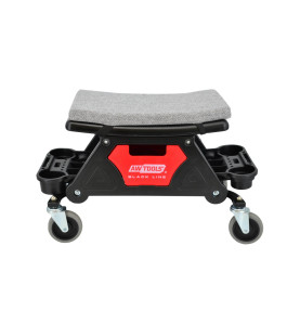 ROLLING WORKSHOP SEAT STOOL w/ TOOL TRAY & DRAWER