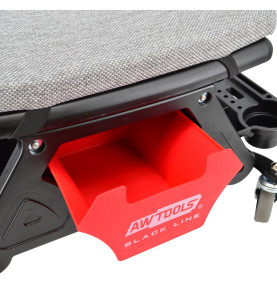 ROLLING WORKSHOP SEAT STOOL w/ TOOL TRAY & DRAWER