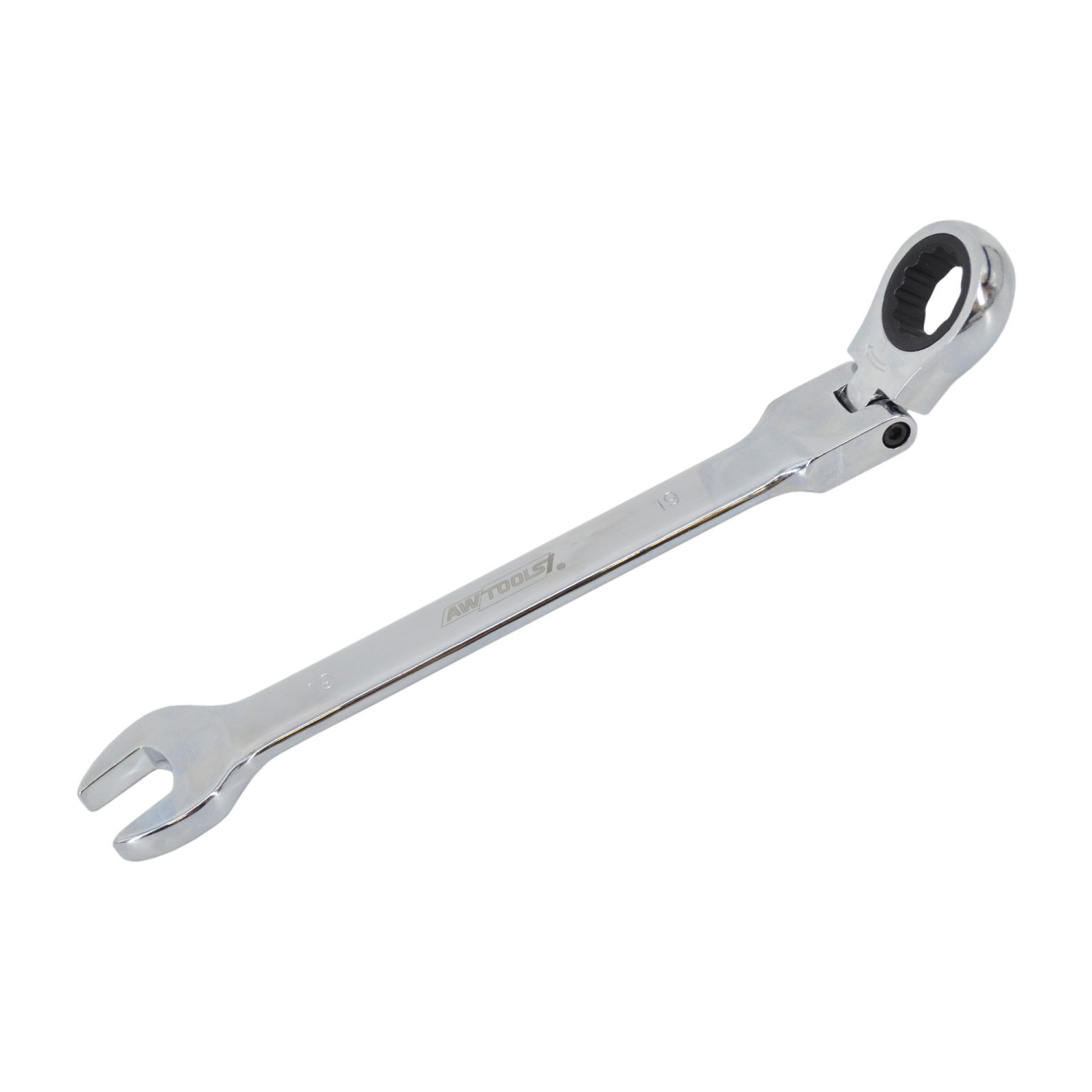FLEX-HEAD COMBINATION RATCHET SPANNER 15mm