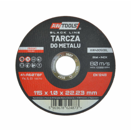 METAL CUTTING DISC 115*1,0mm