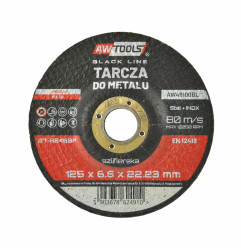 TARCZA DO METALU SZLIFIERSKA 125*6,5mm BLACK LINE