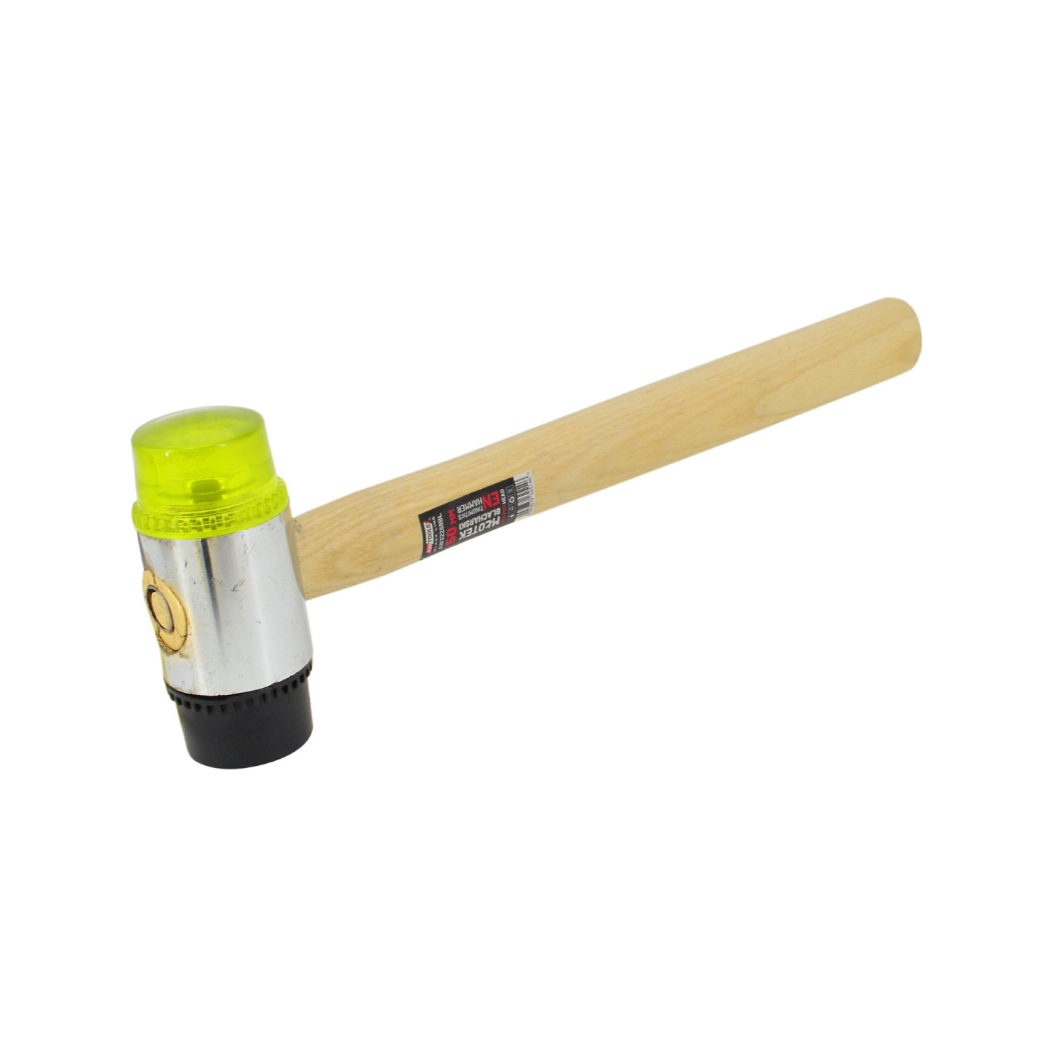 DOUBLE-FACED MALLET 45mm/ WOODEN HANDLE