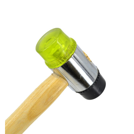 DOUBLE-FACED MALLET 45mm/ WOODEN HANDLE