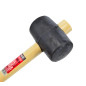 RUBBER MALLET/ WOODEN HANDLE 235g