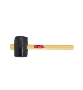 RUBBER MALLET/ WOODEN HANDLE 340g