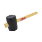 RUBBER MALLET/ WOODEN HANDLE 900g