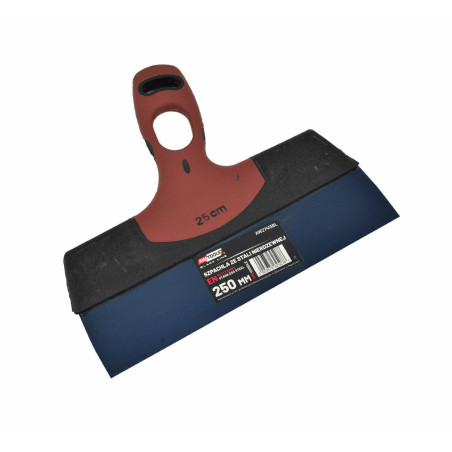 STAINLESS STEEL FACADE TAPING KNIFE 200mm/ TPR HANDLE