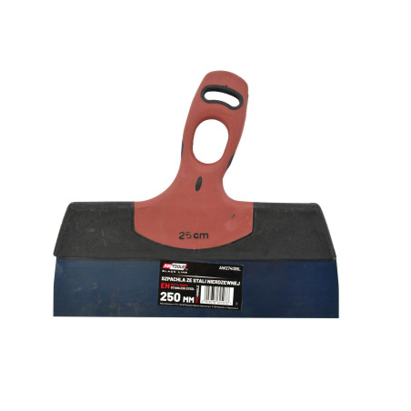 STAINLESS STEEL FACADE TAPING KNIFE 200mm/ TPR HANDLE