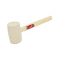 RUBBER MALLET/ WOODEN HANDLE 455g