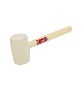 RUBBER MALLET/ WOODEN HANDLE 455g