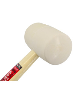 MŁOTEK GUMOWY TRZON DREWNO BIAŁY 455g