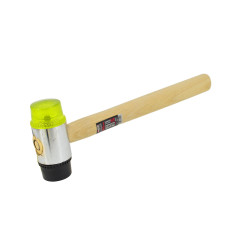 DOUBLE-FACED MALLET 40mm/ WOODEN HANDLE