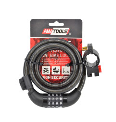 BIKE CABLE LOCK 12x150cm 4-DIGIT