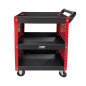 3-TIER WORKSHOP TOOL TROLLEY w/ PEGBOARD 3-TIER WORKSHOP TOOL TROLLEY w/ PEGBOARD