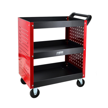 3-TIER WORKSHOP TOOL TROLLEY w/ PEGBOARD