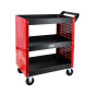3-TIER WORKSHOP TOOL TROLLEY w/ PEGBOARD 3-TIER WORKSHOP TOOL TROLLEY w/ PEGBOARD