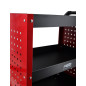 3-TIER WORKSHOP TOOL TROLLEY w/ PEGBOARD 3-TIER WORKSHOP TOOL TROLLEY w/ PEGBOARD
