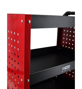 3-TIER WORKSHOP TOOL TROLLEY w/ PEGBOARD