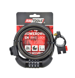 BIKE CABLE LOCK 10x120cm 4-DIGIT