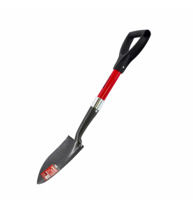 MINI POINTED SHOVEL/ FIBREGLASS HANDLE & D-GRIP 16x20cm
