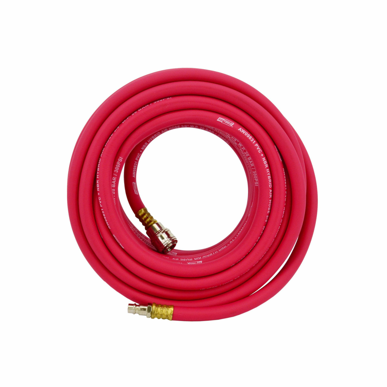 HYBRID AIR HOSE w/ QUICK COUPLINGS 10mmx20m