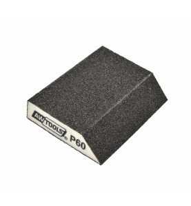 ANGLED SANDING BLOCK SPONGE 89x125x25mm P60
