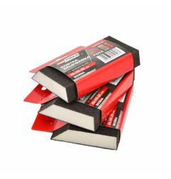 ANGLED SANDING BLOCK SPONGE 89x125x25mm P100