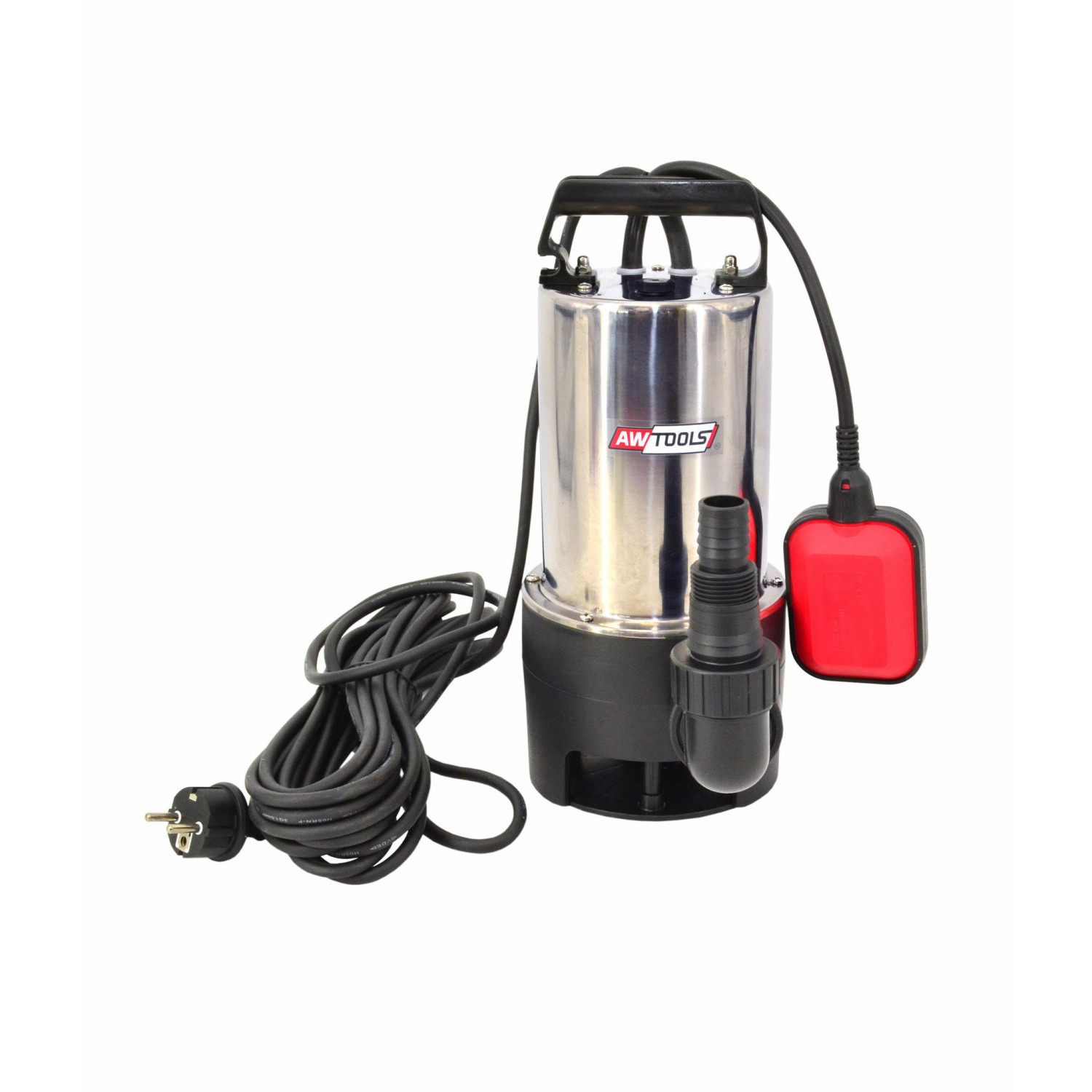 INOX SUBMERSIBLE DIRTY WATER PUMP w/ FLOAT SWITCH 1100W