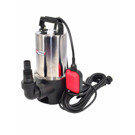 INOX SUBMERSIBLE DIRTY WATER PUMP w/ FLOAT SWITCH 1100W