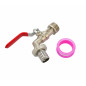 GARDEN LEVER TAP 3/4" x 3/4"/ ZINC NICKEL-PLATED