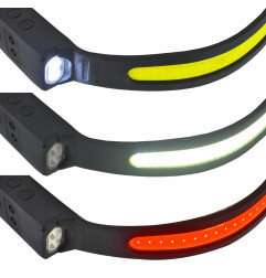 LATARKA CZOŁOWA COB LED Z CZUJNIKIEM RUCHU