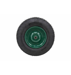 KOŁO DO TACZKI PNEUMATYCZNE 400, FELGA METAL, ŁOŻYSKO+OŚ, 4 WARSTWY, 1,7 ATM