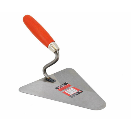 TRIANGULAR TROWEL 180mm/ WOODEN HANDLE