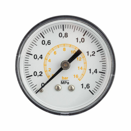 MANOMETR PNEUMATYCZNY 3/8" 16BAR, DO POWIETRZA